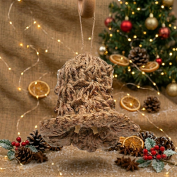 Jute ornament bel